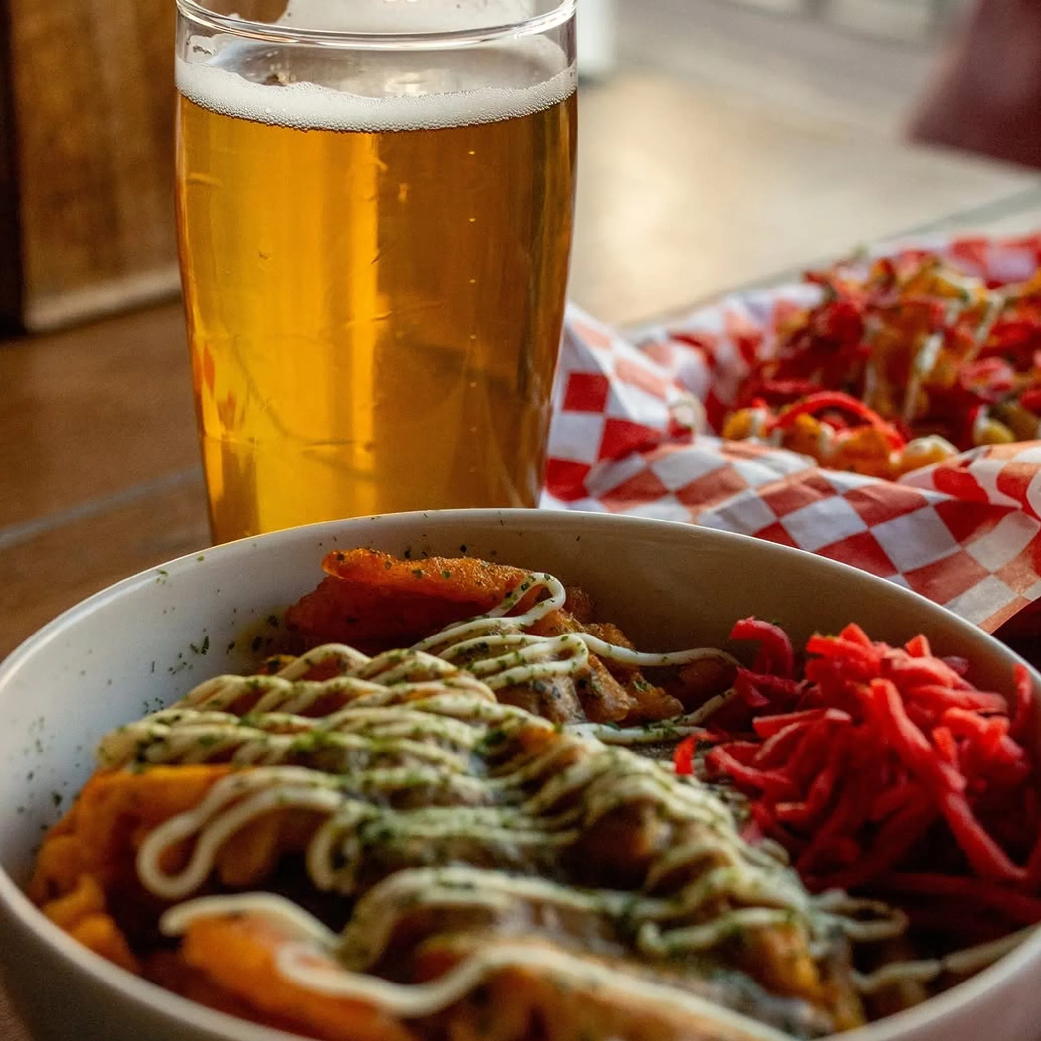 beer and food