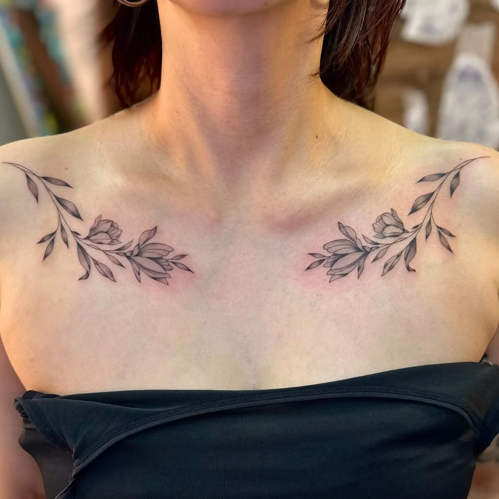 delicate flower tattoos