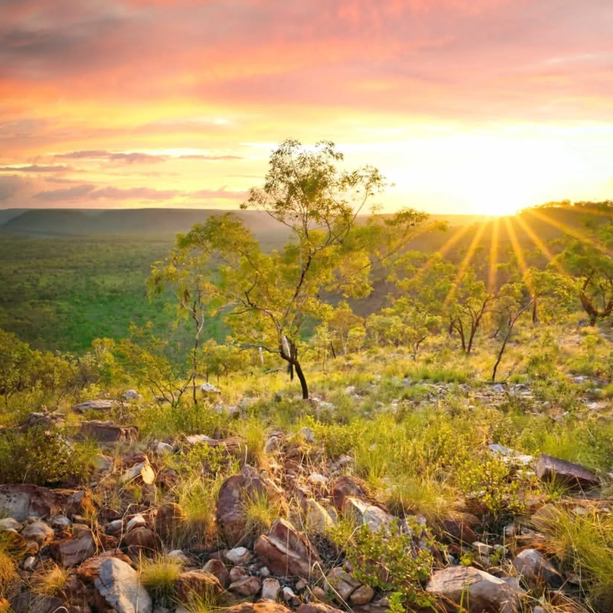 remote australian hiking landscape